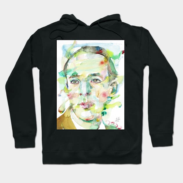 NABOKOV VLADIMIR - watercolor portrait .1 Hoodie by lautir